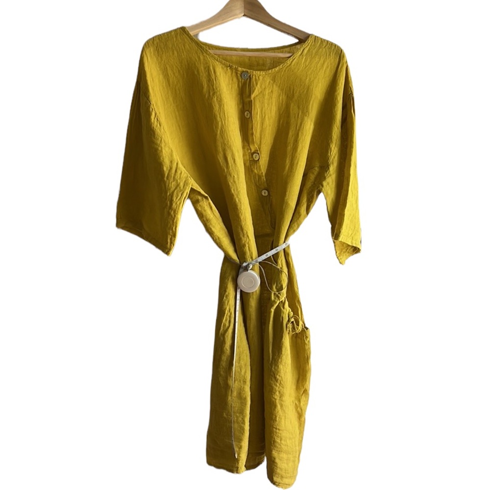 🌸NWOT🌸 Made in Italy oversize 100% linen tunic/dress, size M/L